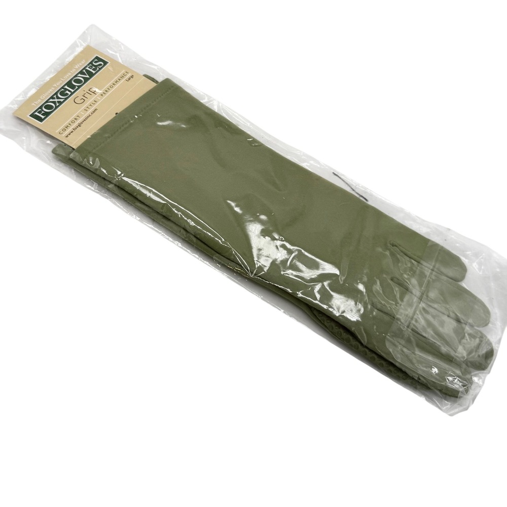 Foxgloves Grip Gardening Gloves Moss Green Large UPF 50+ Non Slip